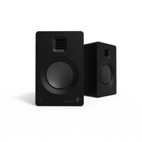 Kanto TUK Haut-parleur alimenté avec sortie casque - DAC USB - Préampli phono dédié - Bluetooth - Noir mat-TUK utilise des tweeters AMT hautes performances pour produire des aigus plus brillants et plus précis. Leur large dispersion horizontale offre également une image stéréo et une image sonore améliorées.