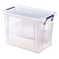 Boîte de rangement ProStoreMC 18,5L-Construites pour durer, ces boîtes de rangement robustes en plastique sont fabriquées en polypropylène résistant aux chocs et sont entièrement recyclables