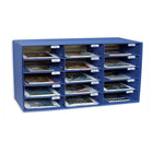 Pacon – Boîte aux lettres à 15 fentes Classroom Keepers, bleu (PAC1308)-Triez et organisez votre courrier dans la salle de classe, à la maison ou au bureau avec cette boîte aux lettres à 15 fentes.
