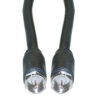 Digiwave – Câble coaxial RG6 de 12 pi, 6 x 4 x 6 po, noir-Conducteur central en acier recouvert de cuivre