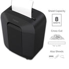 Fellowes - Déchiqueteuse coupe-croisée Powershred LX45-Le verrou de sécurité breveté désactive la déchiqueteuse pour encore plus de sécurité