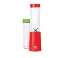 Euro Cuisine – Mélangeur personnel MM1R, 10 oz avec deux bouteilles, rouge-Inclut 2 bouteilles de 10 oz