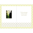 Rosedale – Cartes et enveloppes formelles « With Sincere Sympathy » 5 1/2 x 8 (po) 12/paquet (17500)-Cartes de souhaits de qualité comparable à celles qu’on retrouve dans un magasin spécialisé
