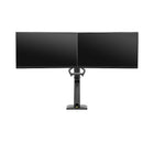 Double moniteur support de bureau Heavy Duty pour les écrans et moniteurs 24 à 32 po de North Bayou - F32B, Noir-75x75, 100x100 mm