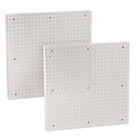 Azar - Solution de stockage du panneau mural du panneau perfacturé - 24 po x 24 po - blanc - Paquet de 2-Vendu en paquets de: 2 (le prix est par panneau perfytané)