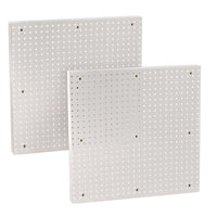 Azar - Solution de stockage du panneau mural du panneau perfacturé - 24 po x 24 po - blanc - Paquet de 2-Vendu en paquets de: 2 (le prix est par panneau perfytané)