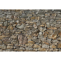 Komar – Stone Wall, murale de 100 x 145 po-Murale à 8 panneaux