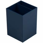 JAM Paper - Desk Trio agrafeuse, distributeur de ruban adhésif et porte-stylo - Bleu marine-Taille de l'agrafeuse : 6 x 2,5 x 1,125 pouces | Taille du distributeur de ruban adhésif : 4,5 x 2,5 x 1,75 pouces | Taille du porte-stylo : 2,75 x 2,75 x 3,875 pouces