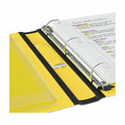 Staples - Reliure Better Binder, 1 po, jaune-Grâce à la fenêtre transparente, ces reliures sont de bonnes reliures de présentation