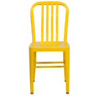 Chaise en métal jaune pour l’intérieur et l’extérieur (CH-61200-18-YL-GG)-Chaise moderne style industriel