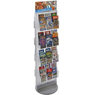 Azar Displays – Présentoir rotatif à 2 côtés pour brochures, transparent (700650-CLR)-Fabriqué en styrène résistant aux chocs