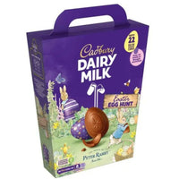 Cadbury - Œuf de Pâques au lait avec pack de chasse aux œufs - 317g-Contient 1 paquet de chasse aux œufs de Pâques avec environ 22 œufs en chocolat au lait creux