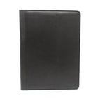 Ashlin® – Journal rechargeable PETERBOROUGH avec poche pour cartes professionnelles et stylo, noir (P9004-49-01)-Cuir Napa Georgio pleine fleur noir minuit, parfait pour folios et accessoires en cuir. Ce matériel est doux mais durable. Cuir de luxe d'ASHLIN.