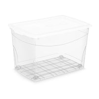 KIS® - Boîte de rangement Omni de 60 l sur roulettes, transparent-Rangement KIS de 60 l sur roulettes
