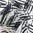 JAM Paper® – Trombones standards de couleur, petite taille, noir/blanc, paq./50000 (371332129)-Trombones de petite taille