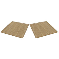 Cathay Importers - 14"W x 11"D x 0.4"H, Bentwood rectangulaire plateau avec poignées, Paq./2-Dimensions: 14 ”L x 11”P x 0,4” H