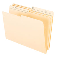 Pendaflex - Chemises à onglet coupé 1/2  - format légal - paquet de 100-Carton ultra durable de qualité supérieure