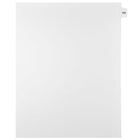 Mark Maker – Onglets séparateurs juridiques blancs, 1/15 onglets, format lettre, sans trous, numéro 106, 25/paquet-Onglets séparateurs blancs, 1/15 onglets
